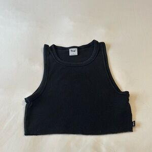 TNA Black Ribbed Tank
